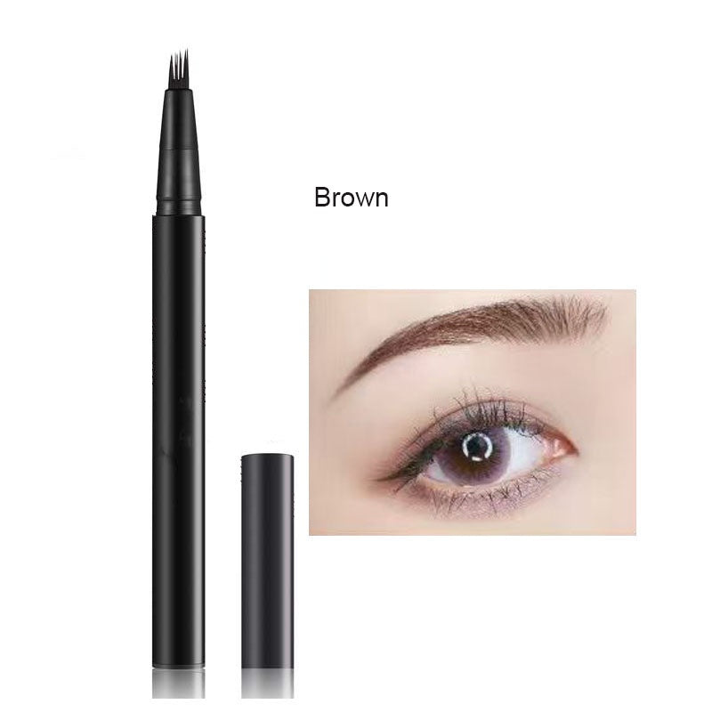 4D Waterproof Forked Eyebrow Pen
