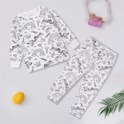 🎅Christmas Pre-sale🎁🎨DIY Cartoon Colorable Pajamas for Kids