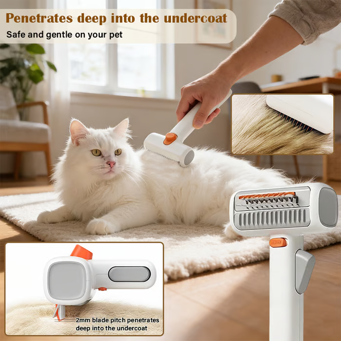 🔥2026 SALE - 2-IN-1 Pet Self-Detangling & Grooming Comb