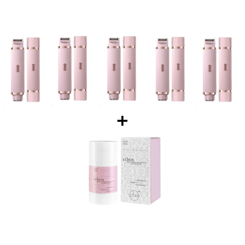 💥Buy Shaver and Get Pore Shrinking Essence Stick Free💖Comfort 2 in 1 Electric Lady Shaver