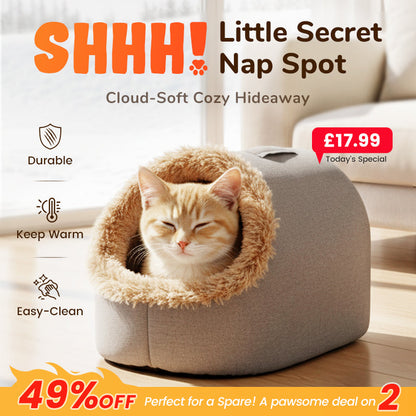 💥HOT SALE 49% OFF🐾Cozy Cave Cat Bed