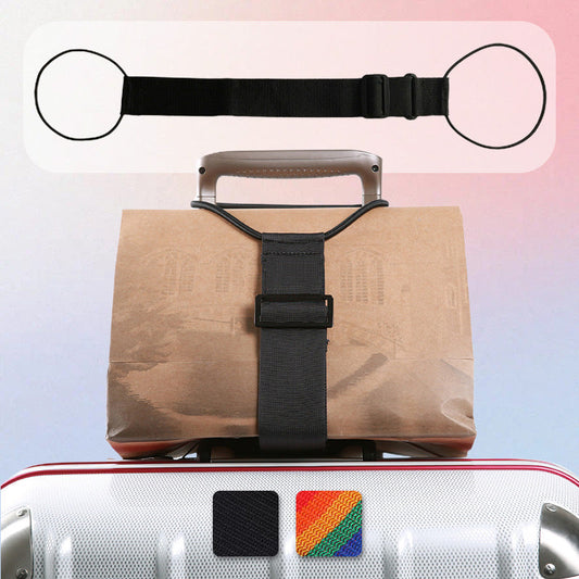 🖤Limited-Time Christmas Sale! 50% OFF ✨ Elastic Luggage Strap (Hands-Free for Travel) – Attach Bags to Suitcase for Airports/Vacations/Business Trips!