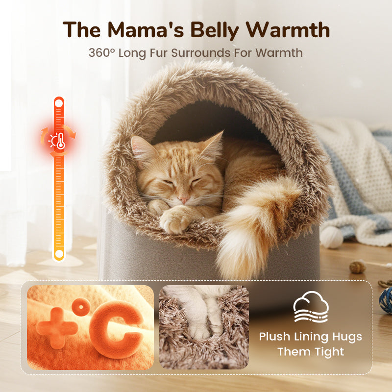 💥HOT SALE 49% OFF🐾Cozy Cave Cat Bed