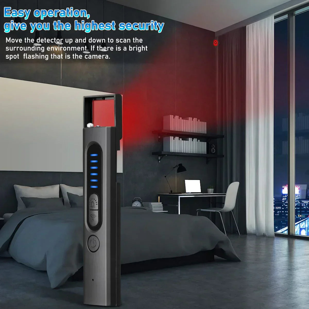 🕵️‍♂️ 50% OFF NOW! ✨ Shadow X Pro™ - Hidden Camera & GPS Detector with 5 Search Modes and LCD Screen for Personal Protection 📡🔒