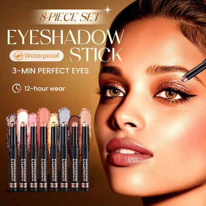 📢📢50% OFF !!!⏰Long-Wear Glitter Stick – One-Swipe Vibrant Color, All-Day/All-Night Wear & Quick-Dry Formula 🎄
