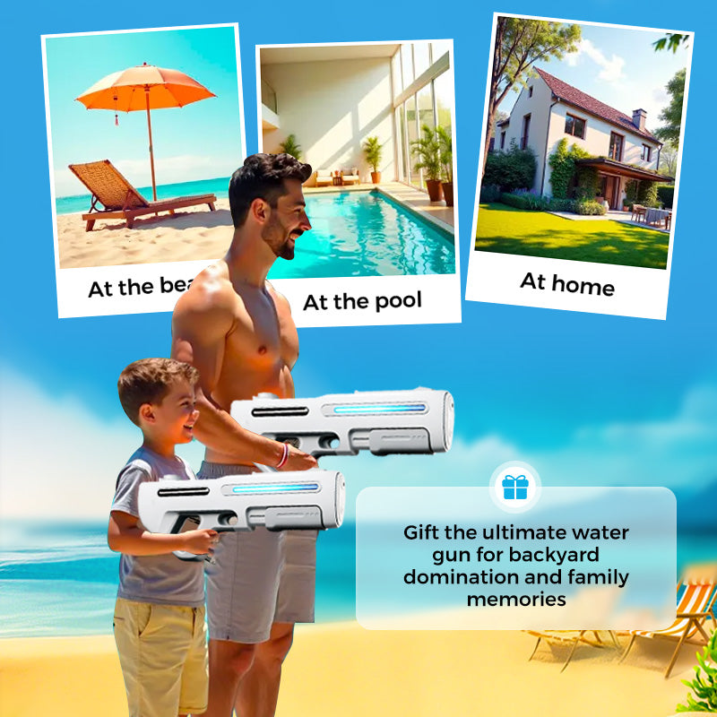 Long-Range Electric Water Blaster with LED for Kids Adults