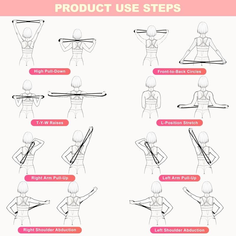🏆Flash Sale⚡ 50K+ SOLD! Almost Gone-💥🔥Resistance Bands, Figure 8 Exercise Bands for Women Men