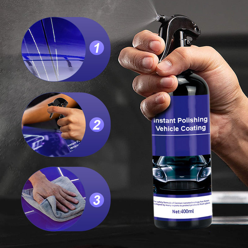 🔥While Supplies Last 40% OFF!🎉 3-IN-1 High Protection Fast Car Coating Spray