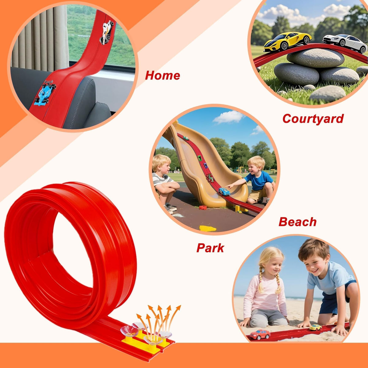 🎁Early Christmas Hot Sale 50% OFF🎅DIY Flexible Racing Track Toy