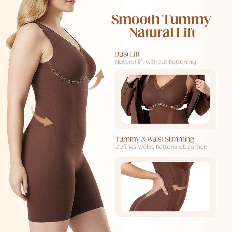 ⏳Time-limited Special⏰Tummy Tuck & Hip Lift Traceless One-piece Shapewear