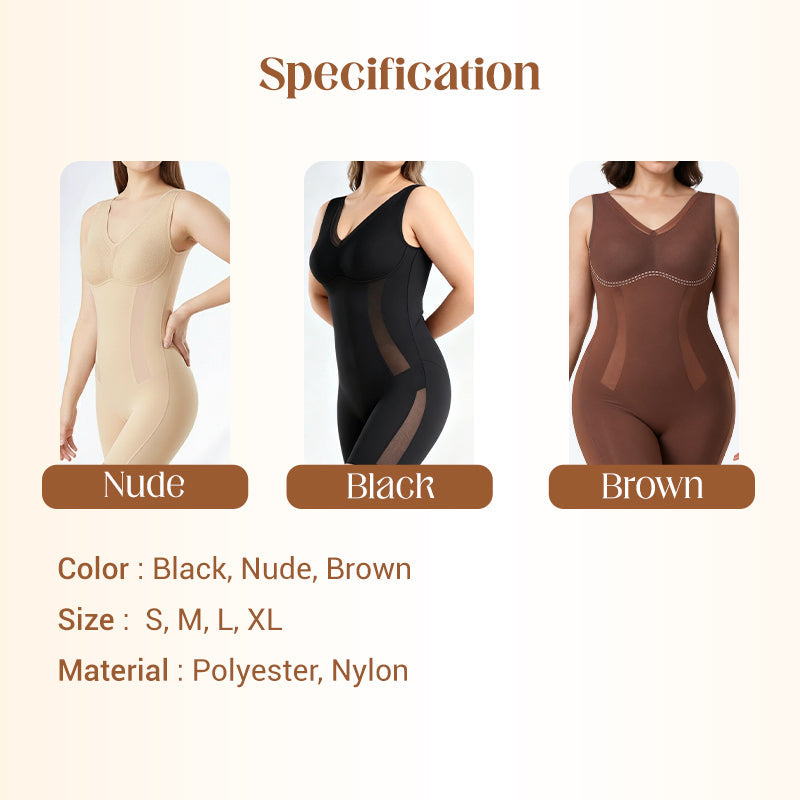 ⏳Time-limited Special⏰Tummy Tuck & Hip Lift Traceless One-piece Shapewear