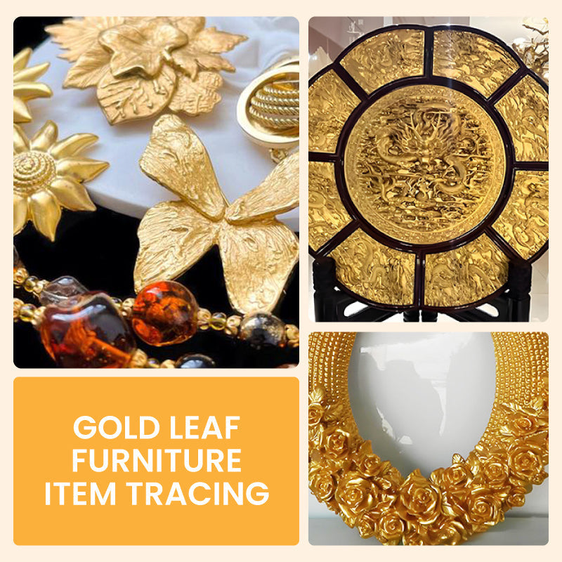 🔥Waterproof gold leaf paint for arts, paintings and crafts