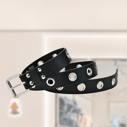 Women's Punk-style Pin-buckle Leather Belt