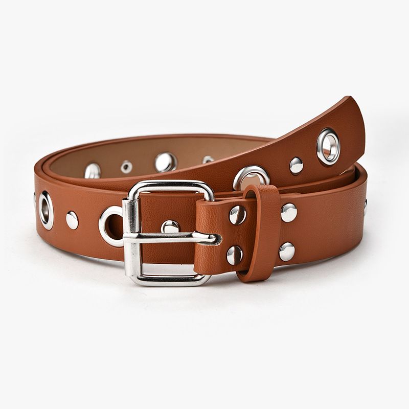 Women's Punk-style Pin-buckle Leather Belt