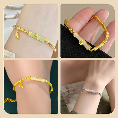 🌿Hetian Jade Bamboo Bracelet🎍