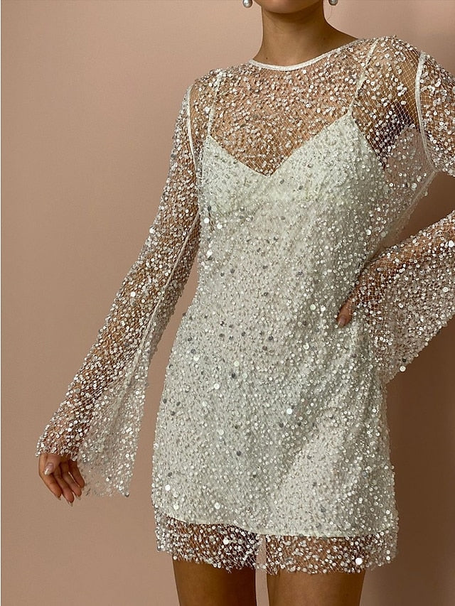 🔥2025 Hot Sale -  49% OFF💃 Women's Two Piece Sexy Sequin Dress