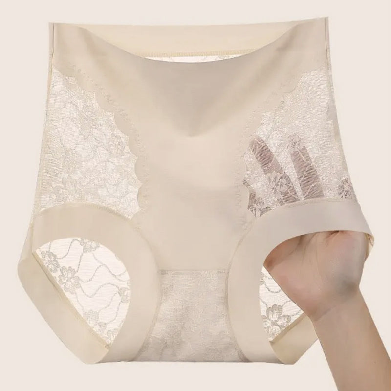 🔥2025 Hot Sale🔥Seamless High Waist Lace Panties for Women