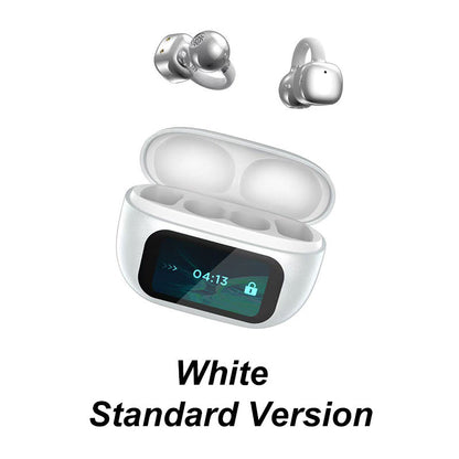 🔥2025 HOT SALE🔥🎧Ear Clip-on Smart Color Screen Intelligent Translation Headset🎧