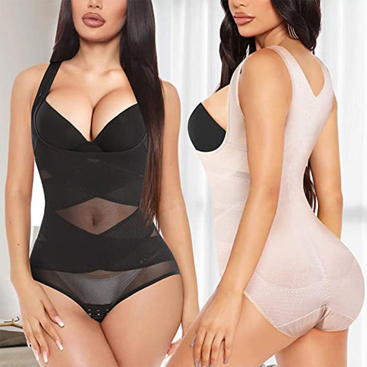 🔥Last Day Special Price £12.99!!💥-💃Women's Lightweight Mesh Yoga Bodysuit Shaper