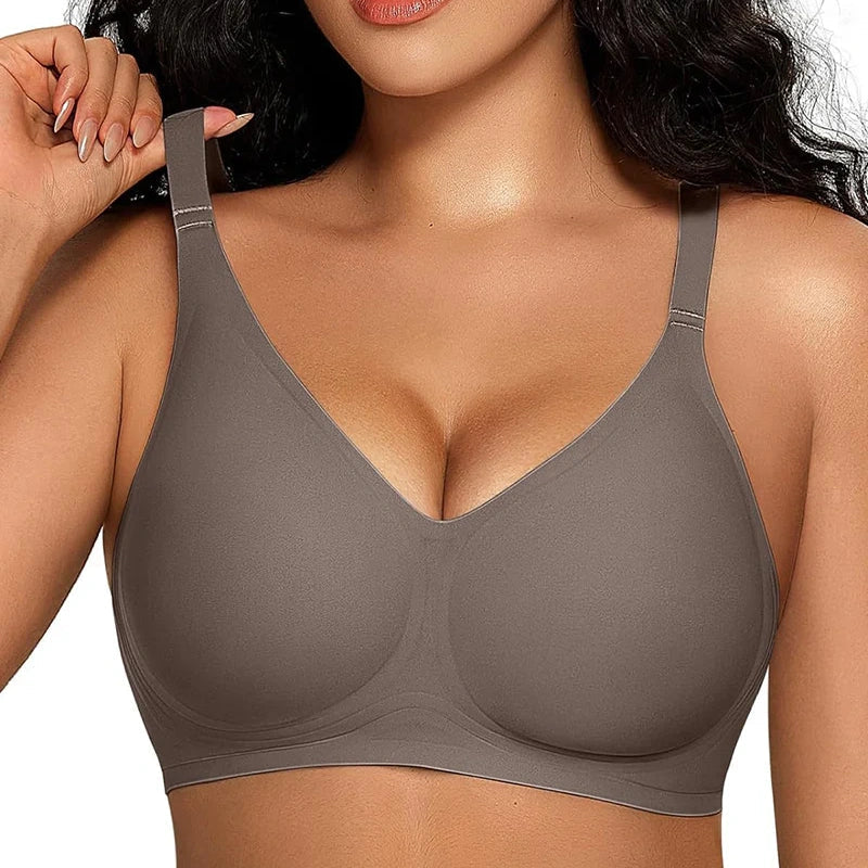 Women's Comfortable Wire-Free Seamless Push Up Bra