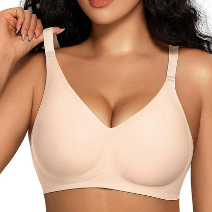 Women's Comfortable Wire-Free Seamless Push Up Bra