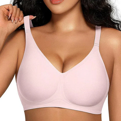 Women's Comfortable Wire-Free Seamless Push Up Bra