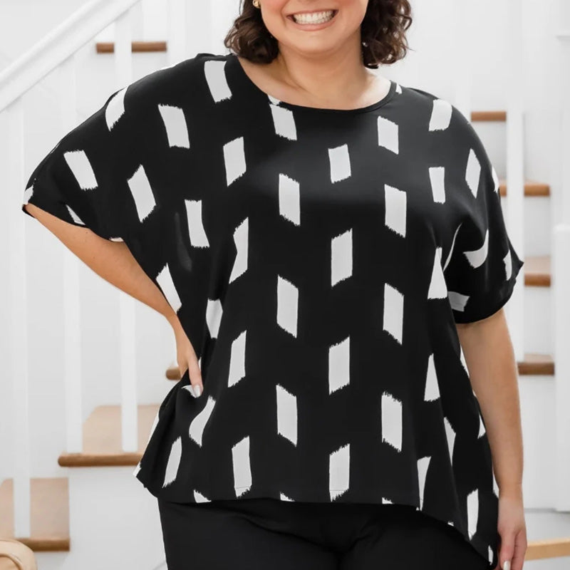 Women’s Scoop Neck Oversized Top