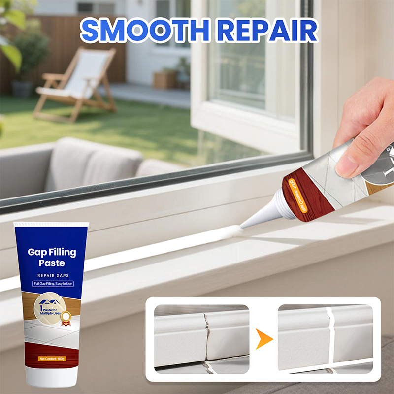 Multi-Purpose, Multi-Color Gap Filler for Whole House Use