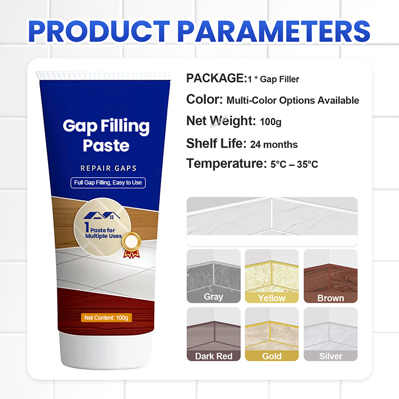 Multi-Purpose, Multi-Color Gap Filler for Whole House Use