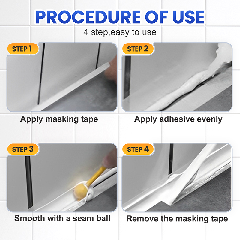 Multi-Purpose, Multi-Color Gap Filler for Whole House Use