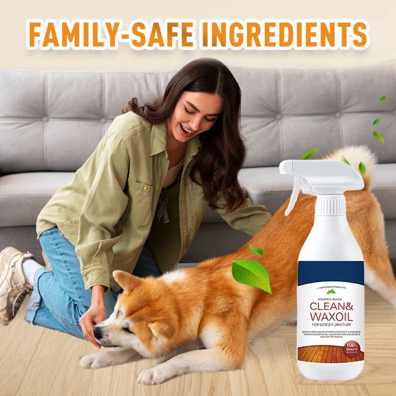 Wood Floor Cleaner & Polish Spray