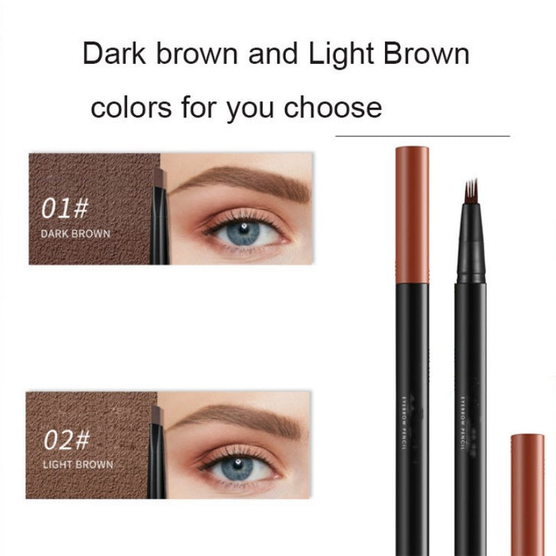 4D Waterproof Forked Eyebrow Pen