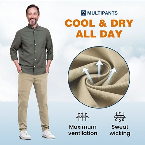 🔥HOT SALE 49% OFF🥰MultiPants – High Stretch Multi-pocket Durable Cargo Pants