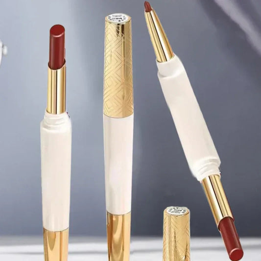 🎁🔥Last day sale 50% OFF🔥 2-in-1 Waterproof Lipstick & Lip Liner