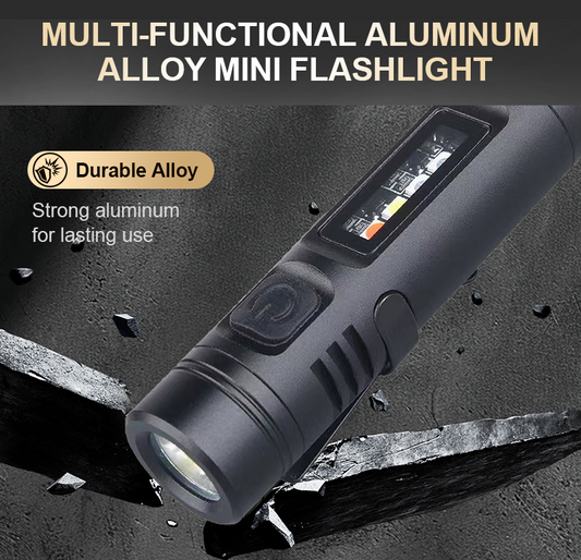 💥Multi-Functional Aluminum Alloy Mini Flashlight