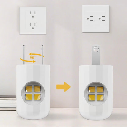 Smart LED Wall Socket Night Light With Auto-Dimmer