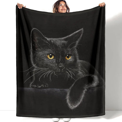 ⏳LAST DAY SALE 50% OFF!⏰🐱Black Cat All-Season Cozy Blanket