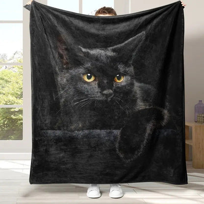 ⏳LAST DAY SALE 50% OFF!⏰🐱Black Cat All-Season Cozy Blanket