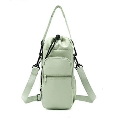 Water Bottle Carrier Bag with Phone Pockets