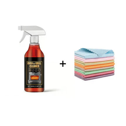 🧼 BUY 2 GET 1 FREE! ✨ Oven & Grill Cleaner Spray – Dissolves Grease in 5 Mins, No Scrubbing & Eliminates Odors 🔥  21 Reviews