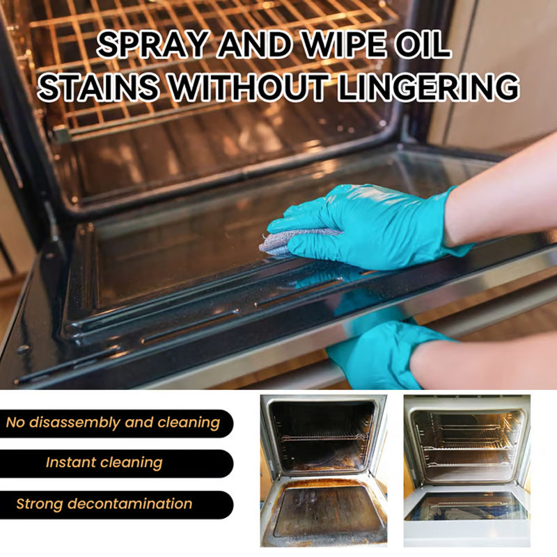🧼 BUY 2 GET 1 FREE! ✨ Oven & Grill Cleaner Spray – Dissolves Grease in 5 Mins, No Scrubbing & Eliminates Odors 🔥  21 Reviews