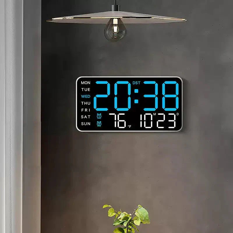 📢📢50% OFF!! ⏰Multifunctional decorative LED digital wall clock, the limitless digital clock for the modern Norwegian home