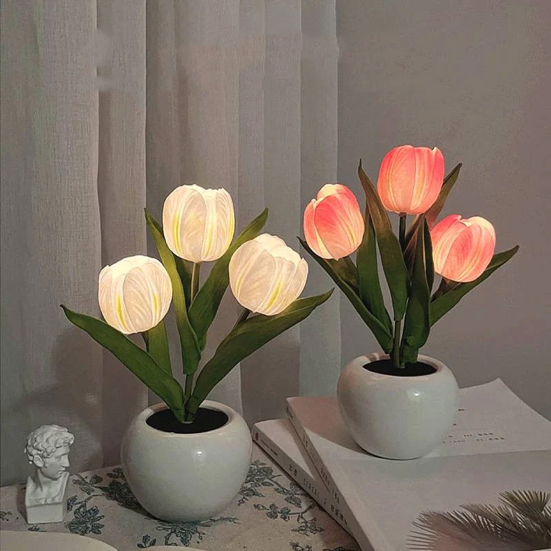 LED Tulip Night Light Flower Table Lamp🌷✨Buy 2 free shipping