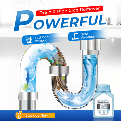 🔥Each £3.07🧹 Powerful Drain & Pipe Clog Remover – Strong Unclogging Power, Multi-Pipe Universal Fit, Fast-Acting & Easy to Use 🚿